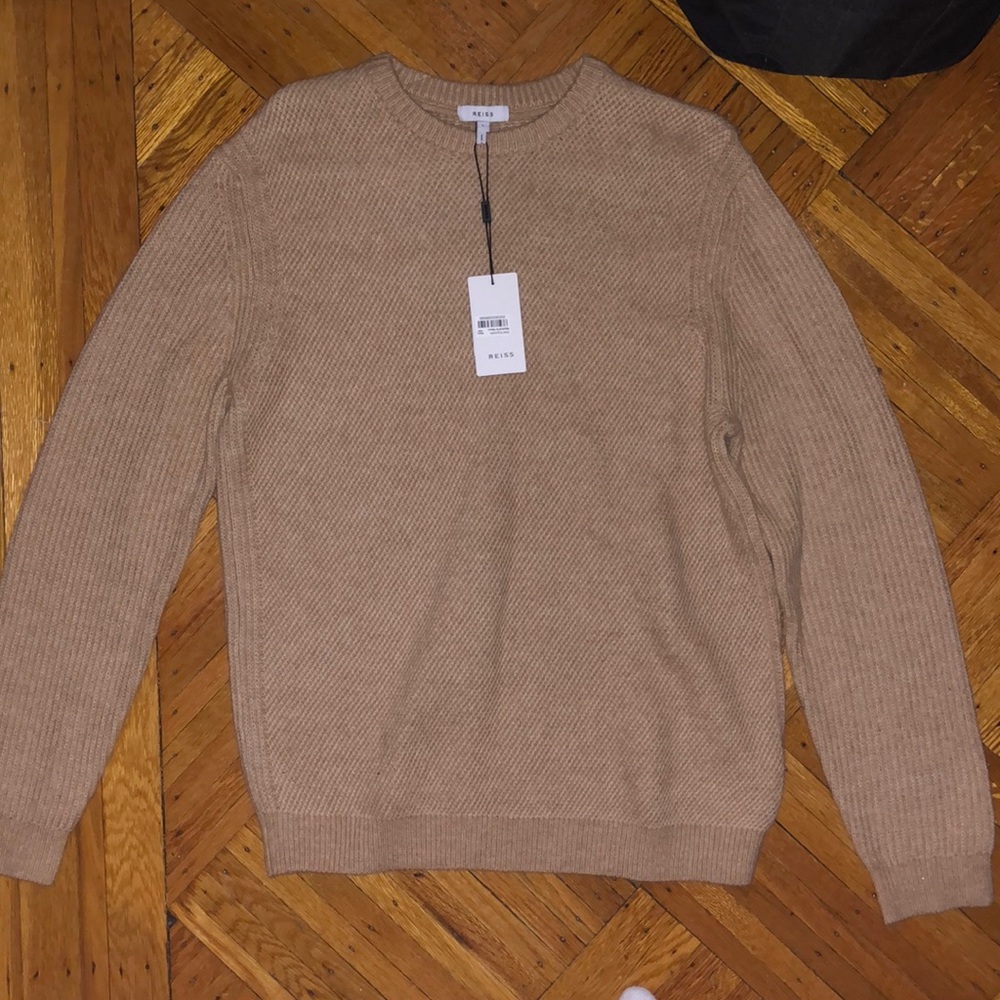 Reiss Granger Long Sleeve Ribbed Sweater